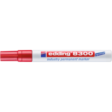 Alkoholos permanent marker 8300 ipari Edding piros