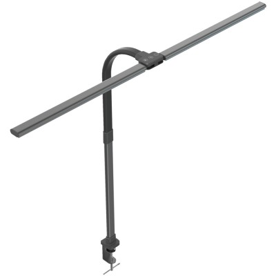 Asztali LED lámpa, duplafejű, 18W, AVIDE, fekete