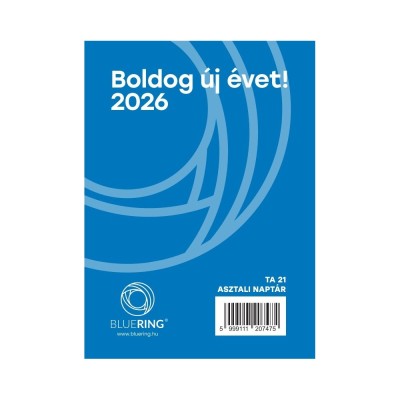 Asztali naptár TA-21 2025. Bluering®