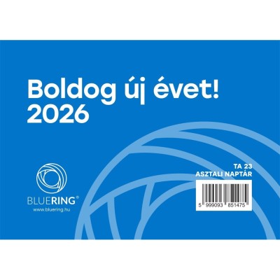 Asztali naptár TA-23 2025. Bluering®
