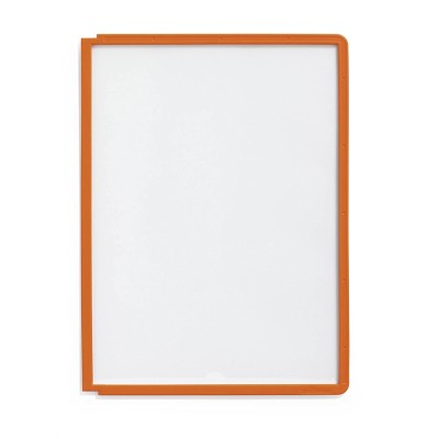 Bemutatótábla panel, A4, 5 db/csomag, Durable Sherpa narancs