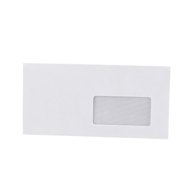 Boríték LA4 enyvezett bélésnyomott  jobb ablakos 45x90mm 110 × 220mm J28A20 Bluering® fehér