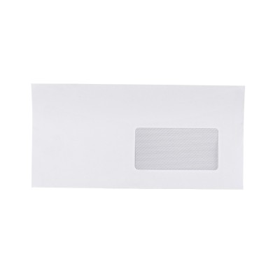 Boríték LA4 enyvezett bélésnyomott  jobb ablakos 45x90mm 110 × 220mm J20A15 Bluering® fehér