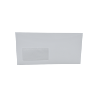 Boríték LC6/5 enyvezett külső záródású bal ablakos 45x90mm 114x229mm B20A15 Bluering®