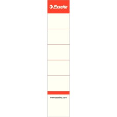 Cserecímke iratrendezőhöz, kétoldalas 30x158mm, Esselte fehér 10 db/csom