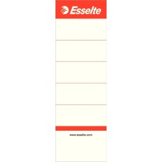 Cserecímke iratrendezőhöz, kétoldalas 50x158mm, Esselte fehér 10 db/csom