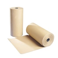 Csomagolópapír tekercs, középfinom, világosbarna, 30 kg/tekercs, 100 cm széles