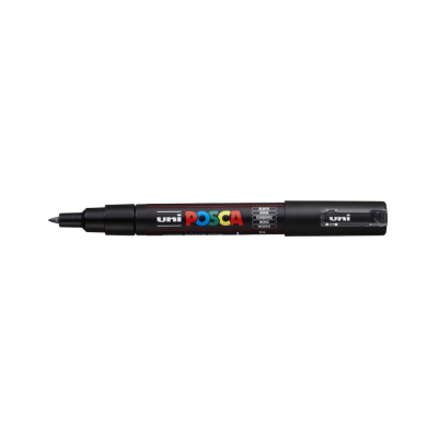Dekormarker 0,7-1mm, Uni Posca PC-1M fekete