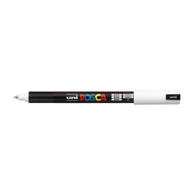 Dekormarker 0,7mm, Uni Posca PC-1MR fehér