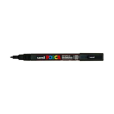 Dekormarker 0,9-1,3mm, Uni Posca PC-3M fekete