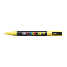 Dekormarker 0,9-1,3mm, Uni Posca PC-3M sárga