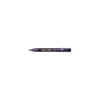 Dekormarker 0,9-1,3mm, Uni-Posca PC-3ML csillámló lila