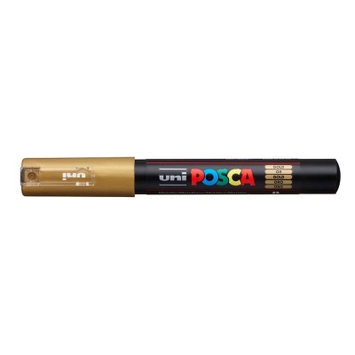 Dekormarker 0,7-1mm, Uni Posca PC-1M arany