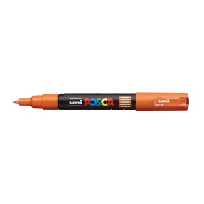 Dekormarker 0,7-1mm, Uni Posca PC-1M narancs