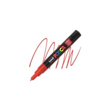 Dekormarker 0,7-1mm, Uni Posca PC-1M piros