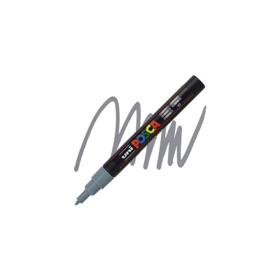 Dekormarker 0,9-1,3mm, PC-3M Uni Posca szürke