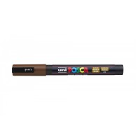 Dekormarker 0,9-1,3mm, Uni Posca PC-3M barna