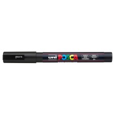 Dekormarker 0,9-1,3mm, Uni Posca PC-3M fekete