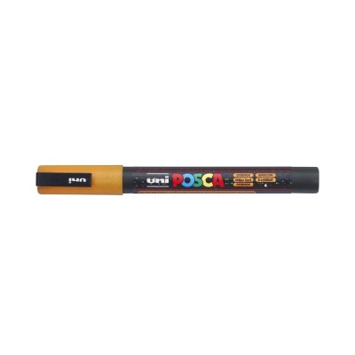 Dekormarker 0,9-1,3mm, Uni-Posca PC-3ML csillámló narancs