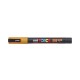 Dekormarker 0,9-1,3mm, Uni-Posca PC-3ML csillámló narancs