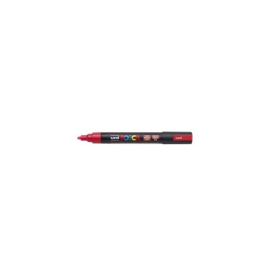 Dekormarker 1,8-2,5mm, Uni Posca PC-5M fluor piros