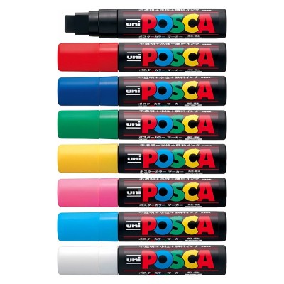 Dekormarker 17mm, Uni-Posca PC-17K, 8db-os készlet
