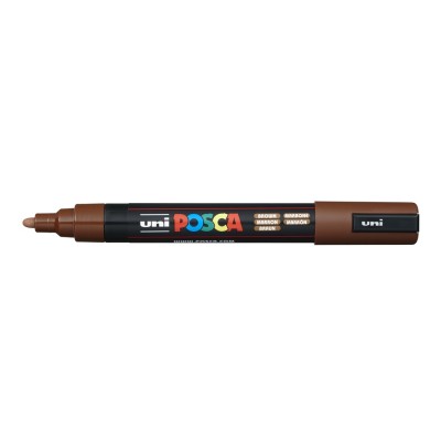 Dekormarker 1,8-2,5mm, Uni Posca PC-5M barna