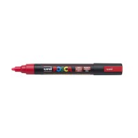 Dekormarker 1,8-2,5mm, Uni Posca PC-5M fluor piros