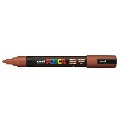 Dekormarker 1,8-2,5mm, Uni Posca PC-5M gesztenyebarna Dekormarker 1,8-2,5mm, Uni Posca PC-5M gesztenyebarna