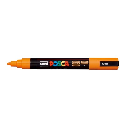Dekormarker 1,8-2,5mm, Uni Posca PC-5M ragyogó sárga Dekormarker 1,8-2,5mm, Uni Posca PC-5M ragyogó sárga