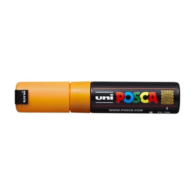 Dekormarker 4,5-5,5mm, Uni-Posca PC-7M ragyogó sárga