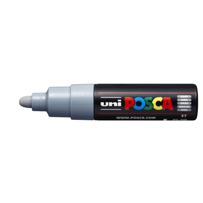 Dekormarker 4,5-5,5mm, Uni Posca PC-7M szürke Dekormarker 4,5-5,5mm, Uni Posca PC-7M szürke