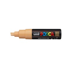 Dekormarker 8mm, Uni Posca PC-8K világos narancs