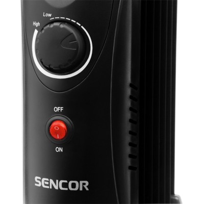 Elektromos olajradiátor SOH 2107BK SENCOR, fekete Elektromos olajradiátor SOH 2107BK SENCOR, fekete