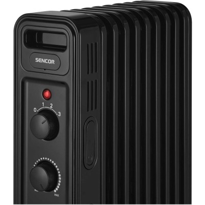 Elektromos olajradiátor SOH 3509BK SENCOR, fekete Elektromos olajradiátor SOH 3509BK SENCOR, fekete