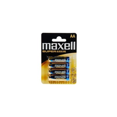 Elem AA ceruza LR6 1,5V super tartós alkaline 4 db/csomag, Maxell