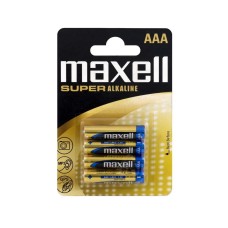 Elem AAA mikro LR03 1,5V Super tartós alkaline 4 db/csomag, Maxell