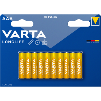 Elem AAA mikro  LR03 Longlife 10 db/csomag, Varta