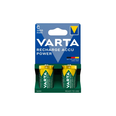 Elem tölthető akku előtöltött C baby, 2x3000mAh, Power  VARTA