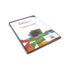 Előlap, A4, 200 micron 100 db/csomag, Evo áttetsző kék