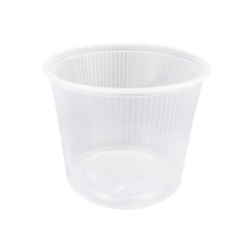 Elviteles doboz alj, kerek, Hagner/Imbisz 400 ml 50 db/csomag, natúr