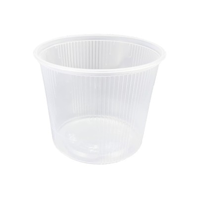 Elviteles doboz alj, kerek, Hagner/Imbisz 400 ml 50 db/csomag, natúr
