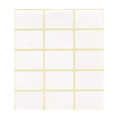 Etikett címke, 20x30mm, 4 lap, 15 címke/lap