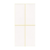 Etikett címke, 40x80mm, 15 lap, 4 címke/lap