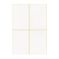 Etikett címke, 45x70mm, 15 lap, 4 címke/lap