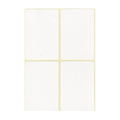 Etikett címke, 45x70mm, 15 lap, 4 címke/lap