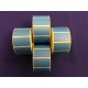 Etikett címke thermo, 25x45mm, tekercses, 1000 címke/tekercs kék