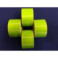 Etikett címke thermo, 25x45mm, tekercses, 1000 címke/tekercs zöld