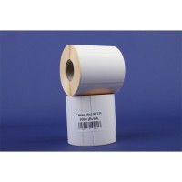 Etikett címke thermo, 60x100mm, tekercses, 1000 címke/tekercs fehér
