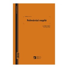 Felmérési napló A4, 20x5lap